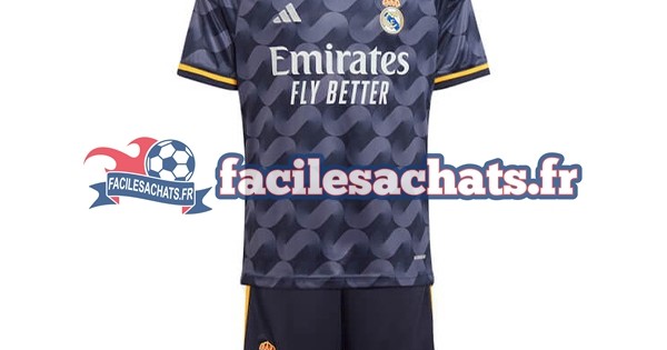 Maillot Real Madrid 2023-2024 Extérieur Enfant MC